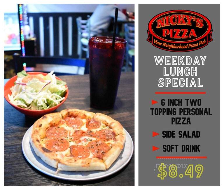 Nicky's Pizza - Kansas City, MO menu_pic