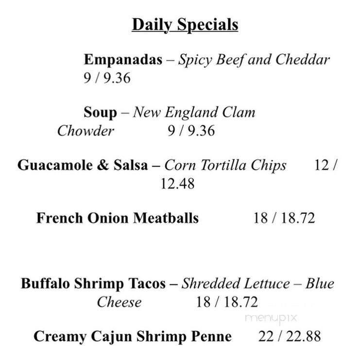 52 Main - Millerton, NY menu_pic