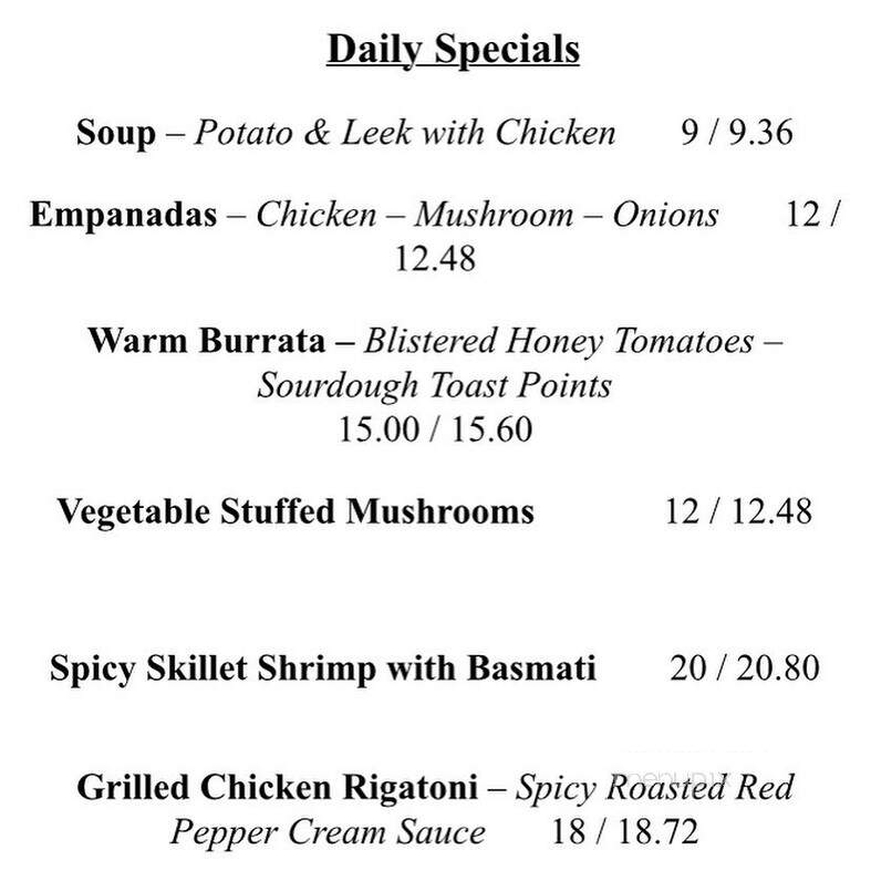 52 Main - Millerton, NY menu_pic