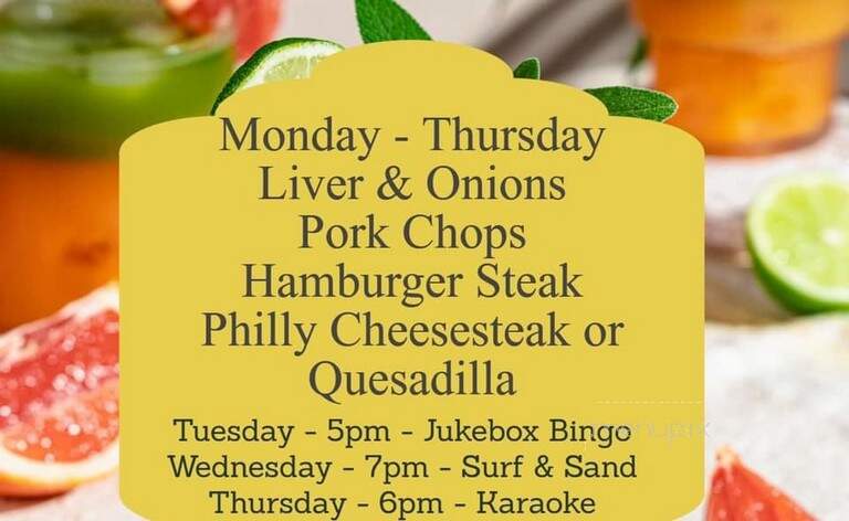 Acme Bar & Grill - Murrells Inlet, SC menu_pic