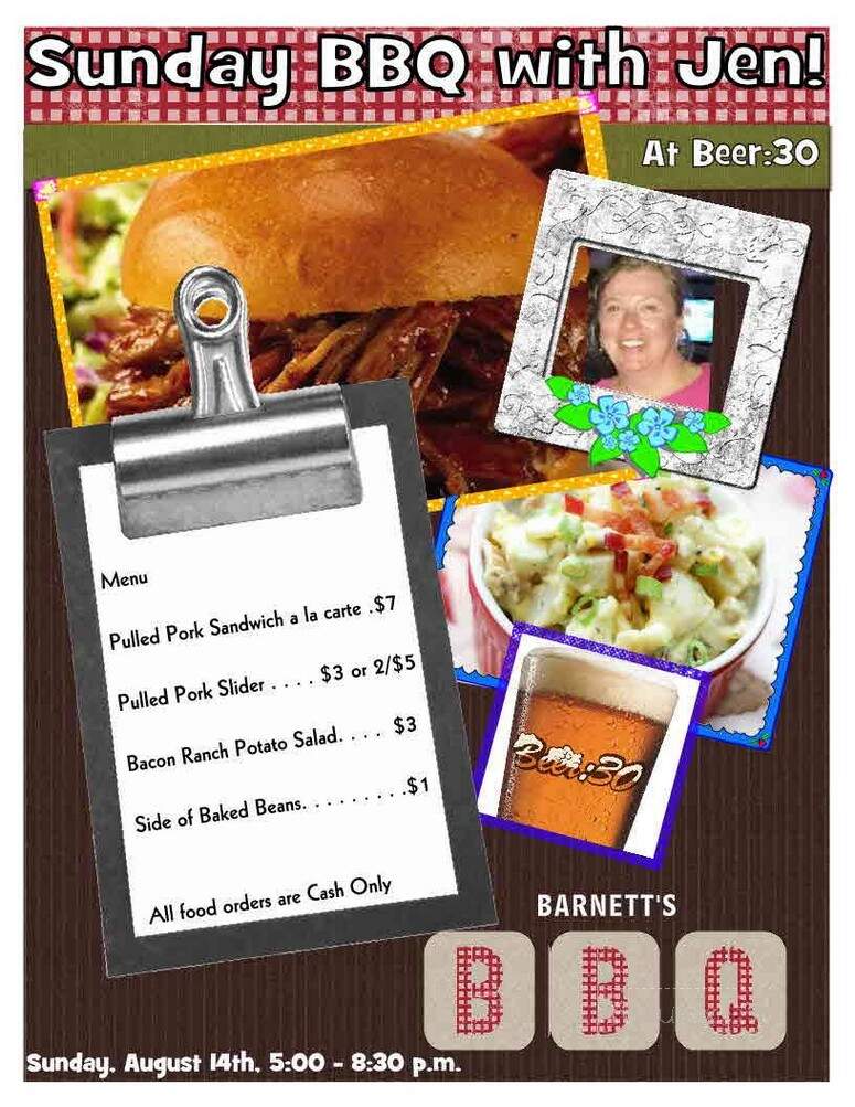 Beer:30 - Corvallis, OR menu_pic