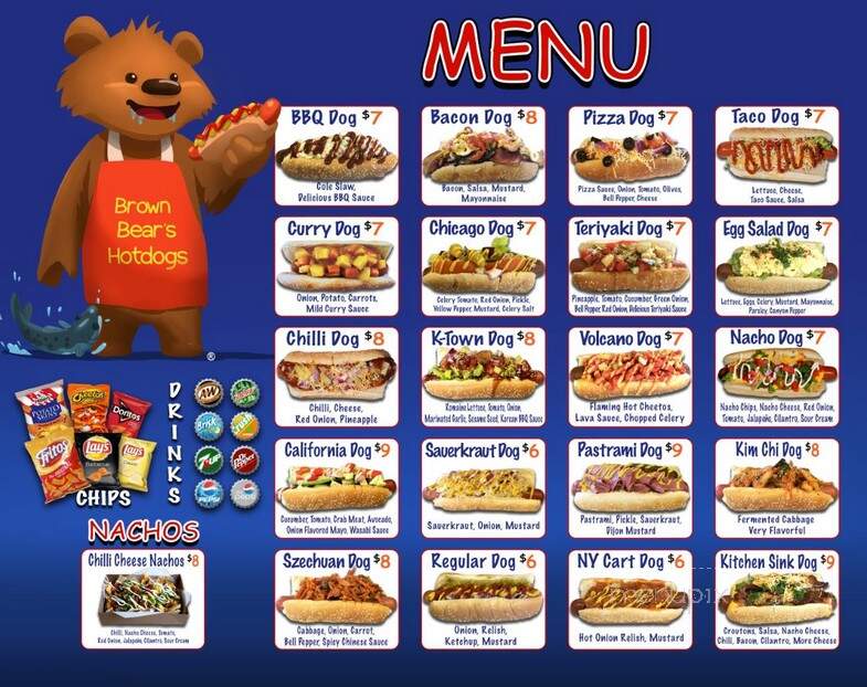 Brown Bear's Hotdogs - Fresno, CA
