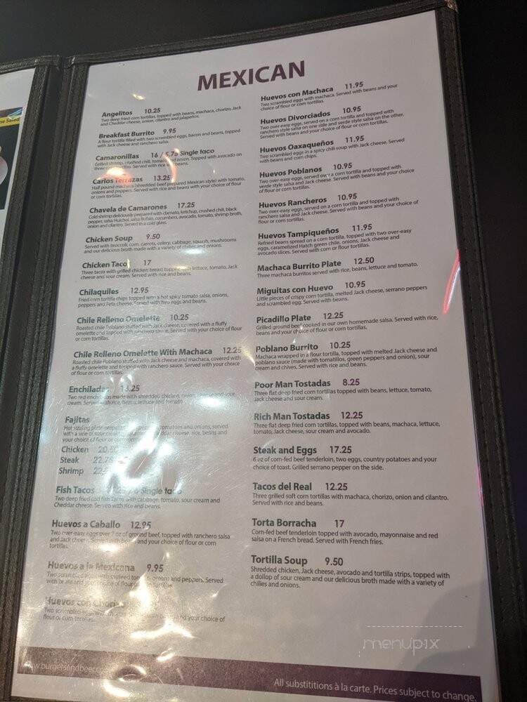 Burgers & Beer - La Quinta, CA menu_pic