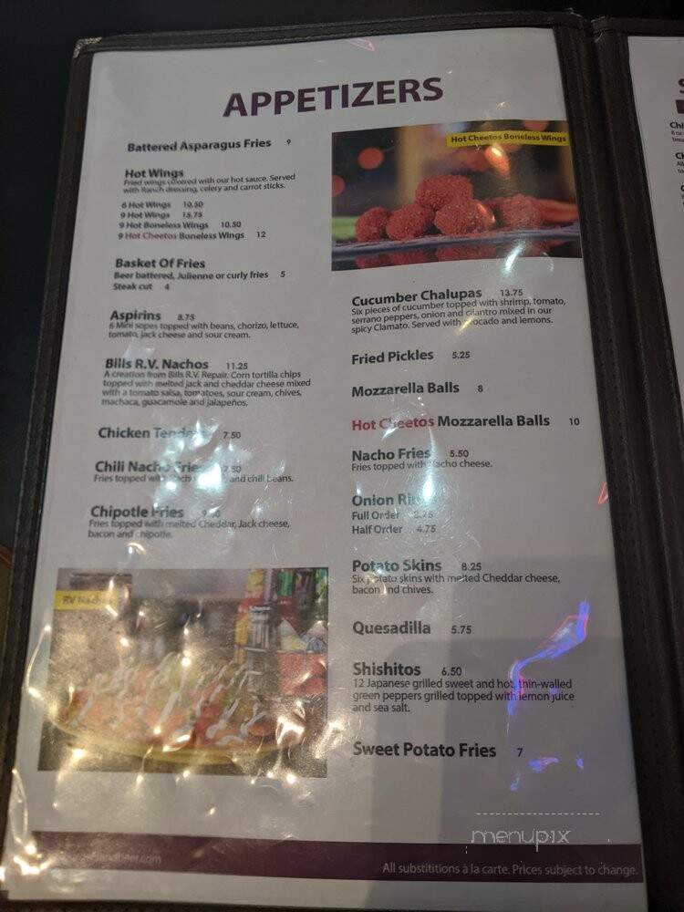 Burgers & Beer - La Quinta, CA menu_pic