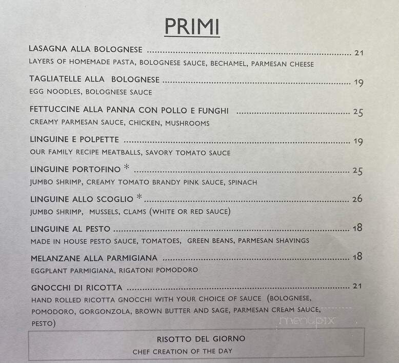 Caffe' Torino in the Foothills - Tucson, AZ menu_pic