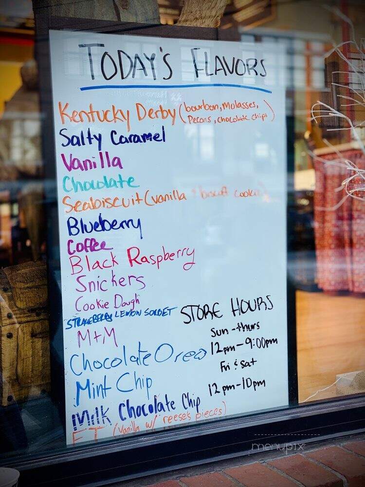 Captain Sam's Ice Cream - Portland, ME menu_pic
