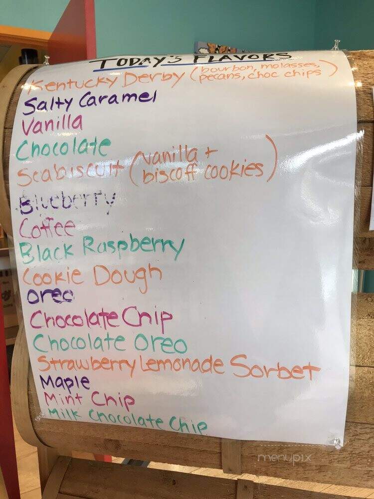 Captain Sam's Ice Cream - Portland, ME menu_pic