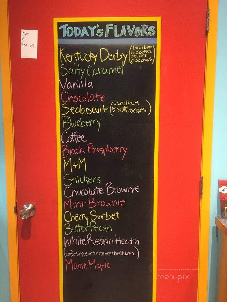 Captain Sam's Ice Cream - Portland, ME menu_pic