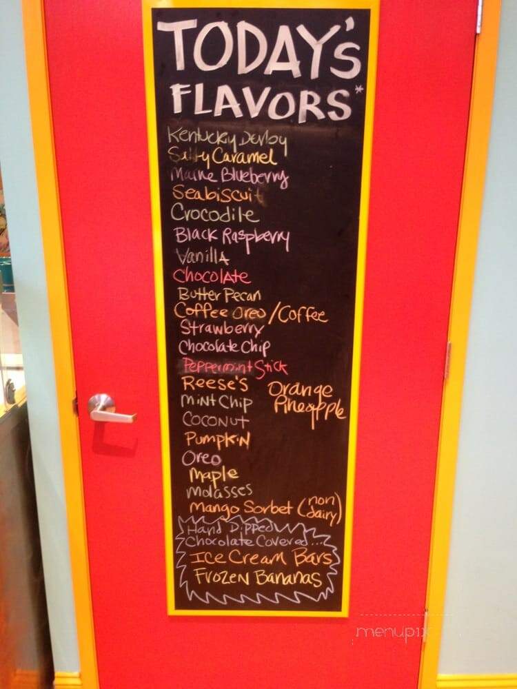 Captain Sam's Ice Cream - Portland, ME menu_pic