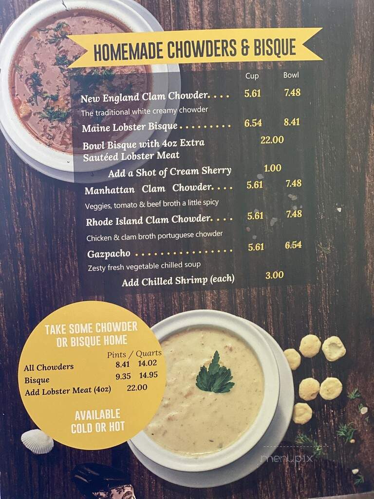 Chowderheads - Jupiter, FL menu_pic