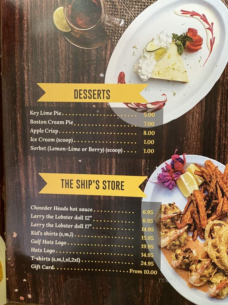 Chowderheads - Jupiter, FL menu_pic