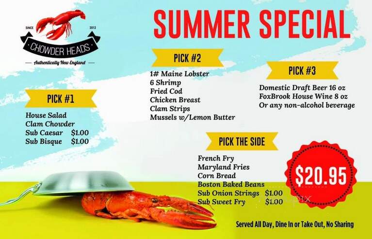 Chowderheads - Jupiter, FL menu_pic