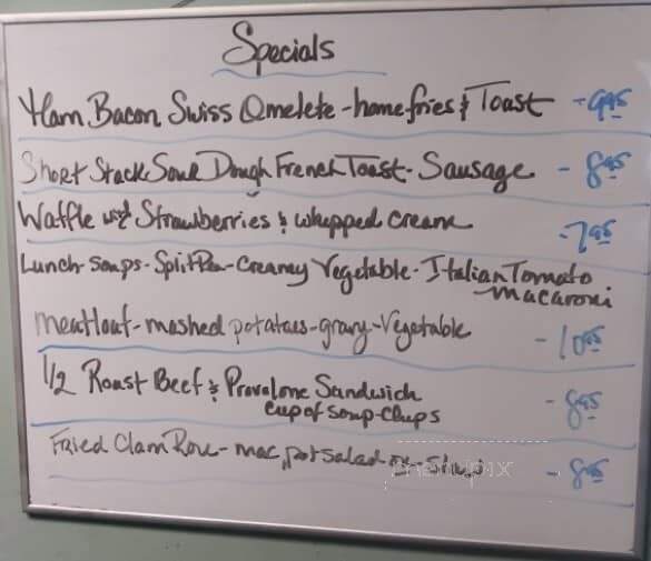 Chrissy and Tims Diner - Coxsackie, NY menu_pic