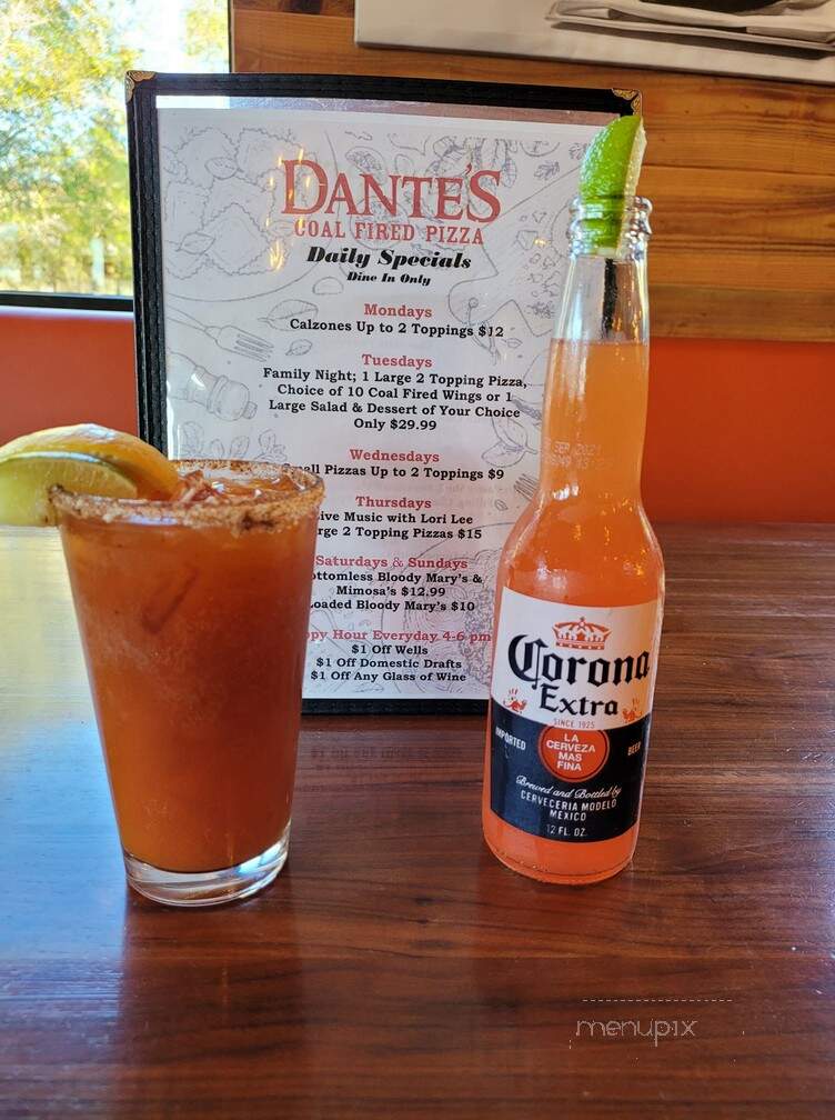 Dante's Coal Fired Pizza - Cape Coral, FL menu_pic