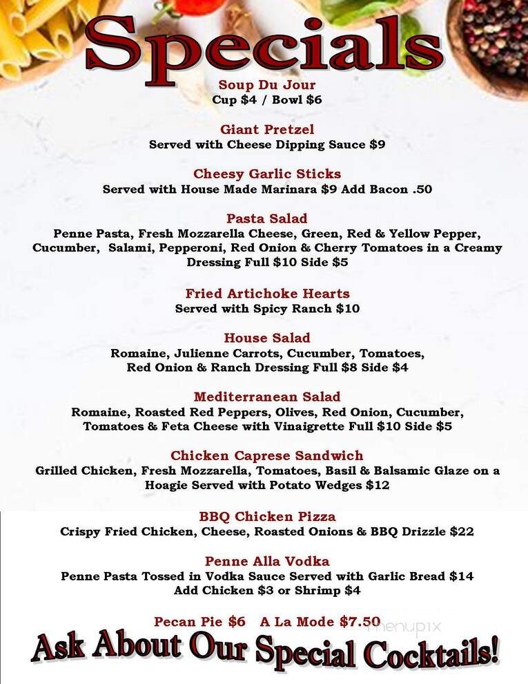 Dante's Coal Fired Pizza - Cape Coral, FL menu_pic