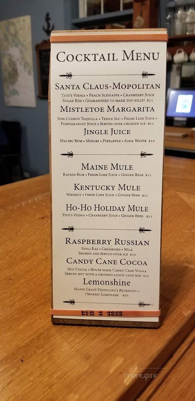 DeepWater Brewing Co. - Blue Hill, ME menu_pic