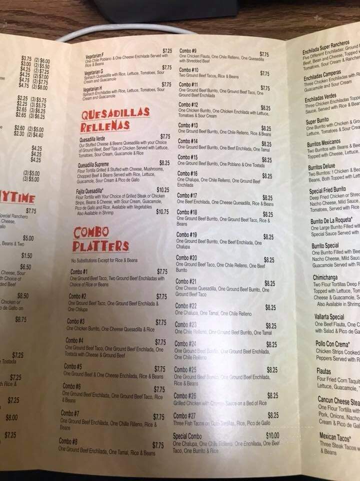 El Campero - Canton, OH menu_pic