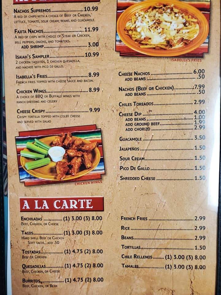 las ranitas mexican restaurant - Thief River Falls, MN menu_pic