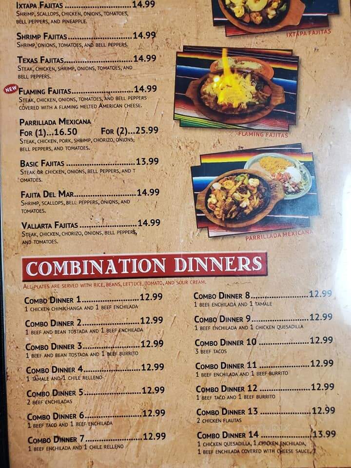 las ranitas mexican restaurant - Thief River Falls, MN menu_pic