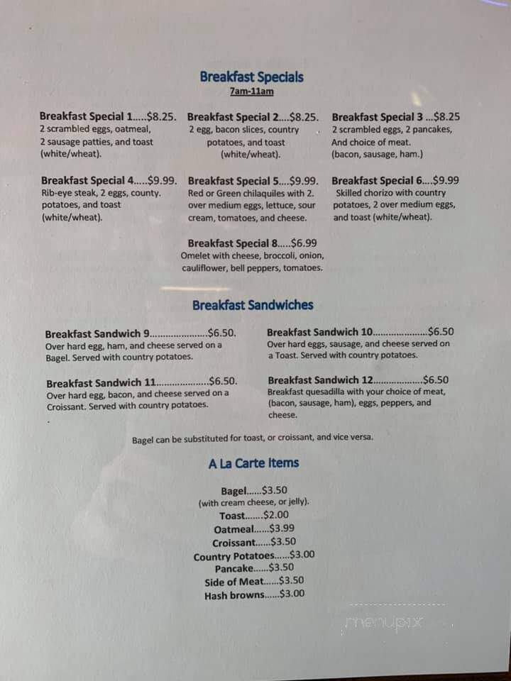 las ranitas mexican restaurant - Thief River Falls, MN menu_pic