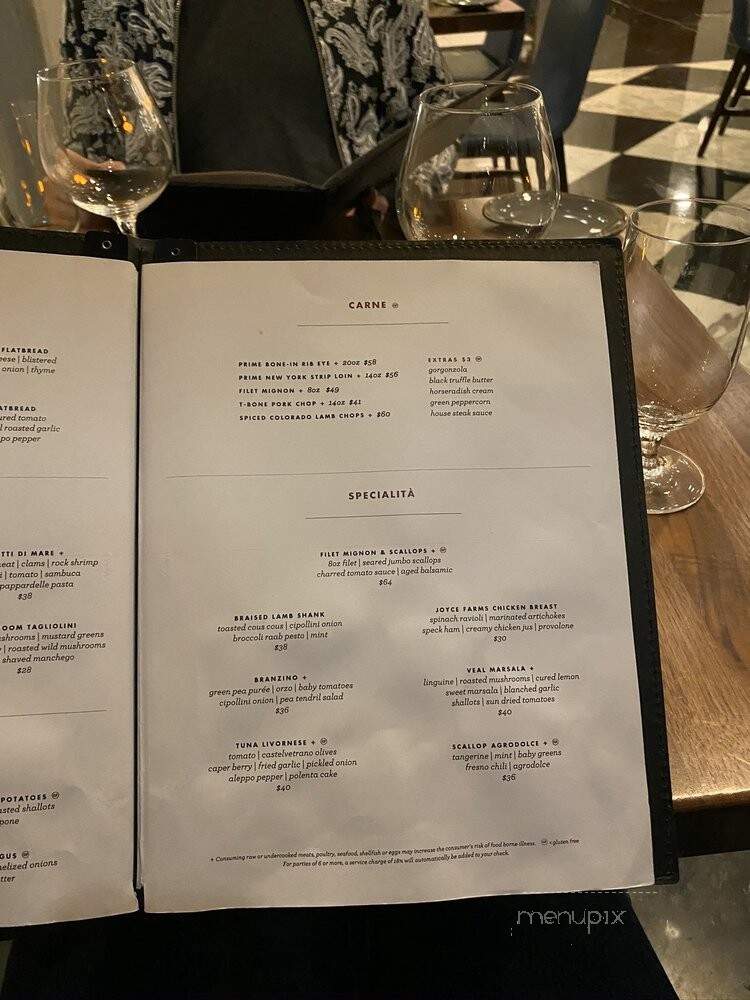 Fiorenzo Italian Steakhouse - Orlando, FL menu_pic