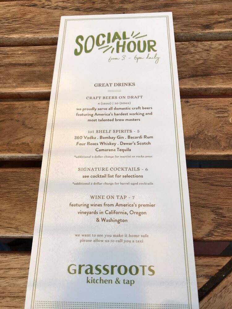 Grassroots Kitchen and Tap - Phoenix, AZ