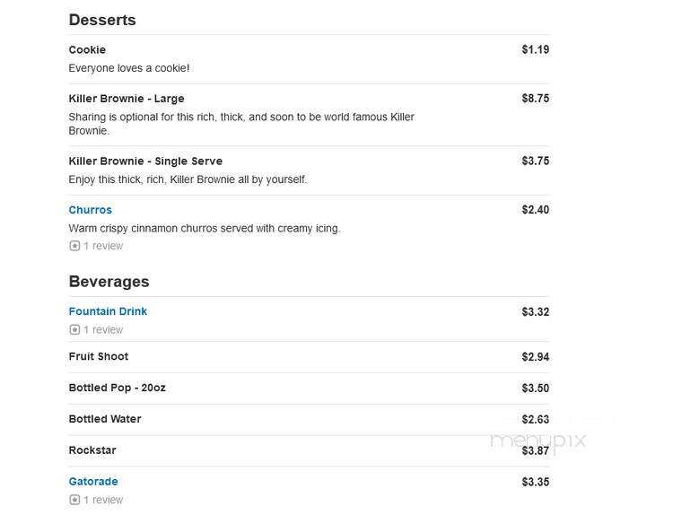 Hot Head Burritos - Mary Esther, FL menu_pic