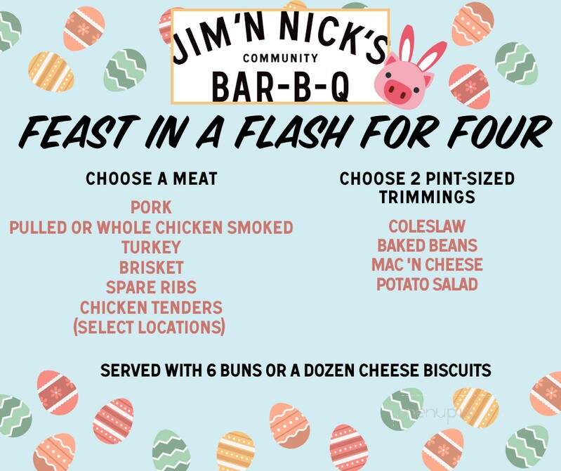 Jim 'N Nicks Bar BQ - Auburn, AL menu_pic