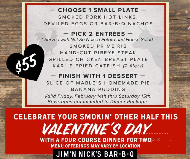 Jim 'N Nicks Bar BQ - Auburn, AL menu_pic
