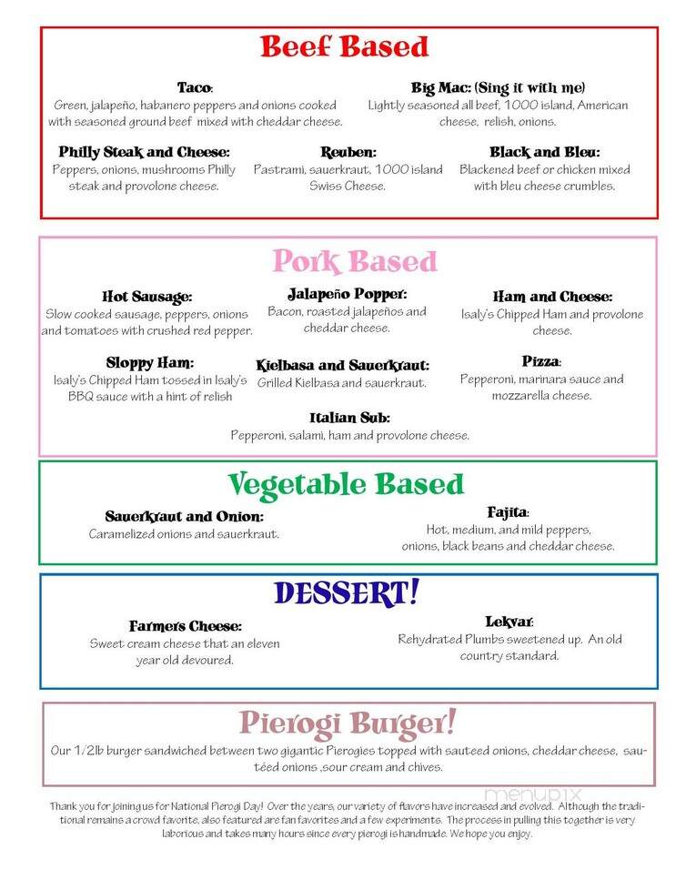 Joe's Oasis - Wilmington, NC menu_pic