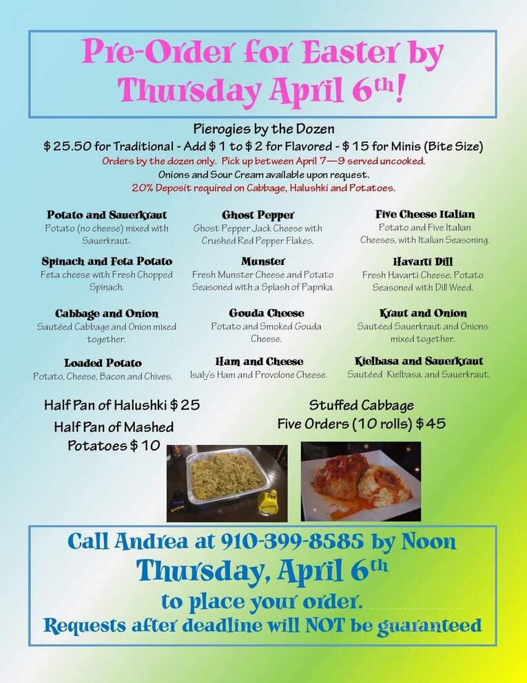 Joe's Oasis - Wilmington, NC menu_pic