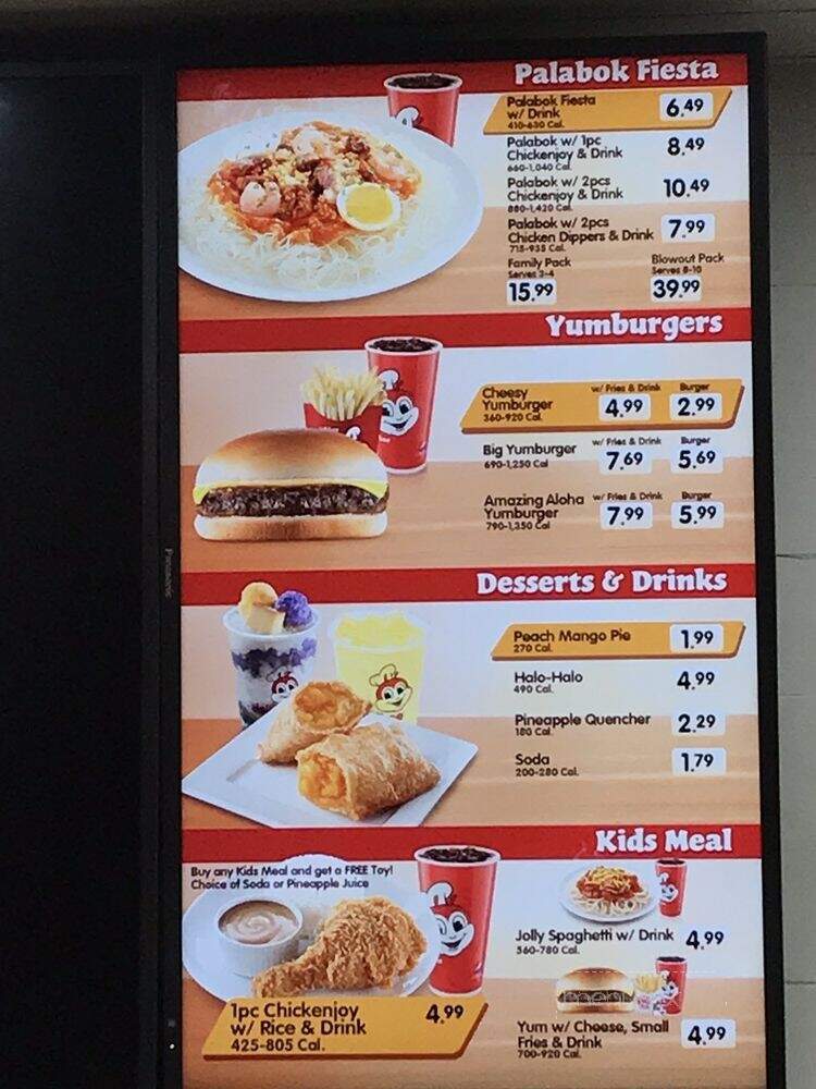 Jollibee - Houston, TX menu_pic