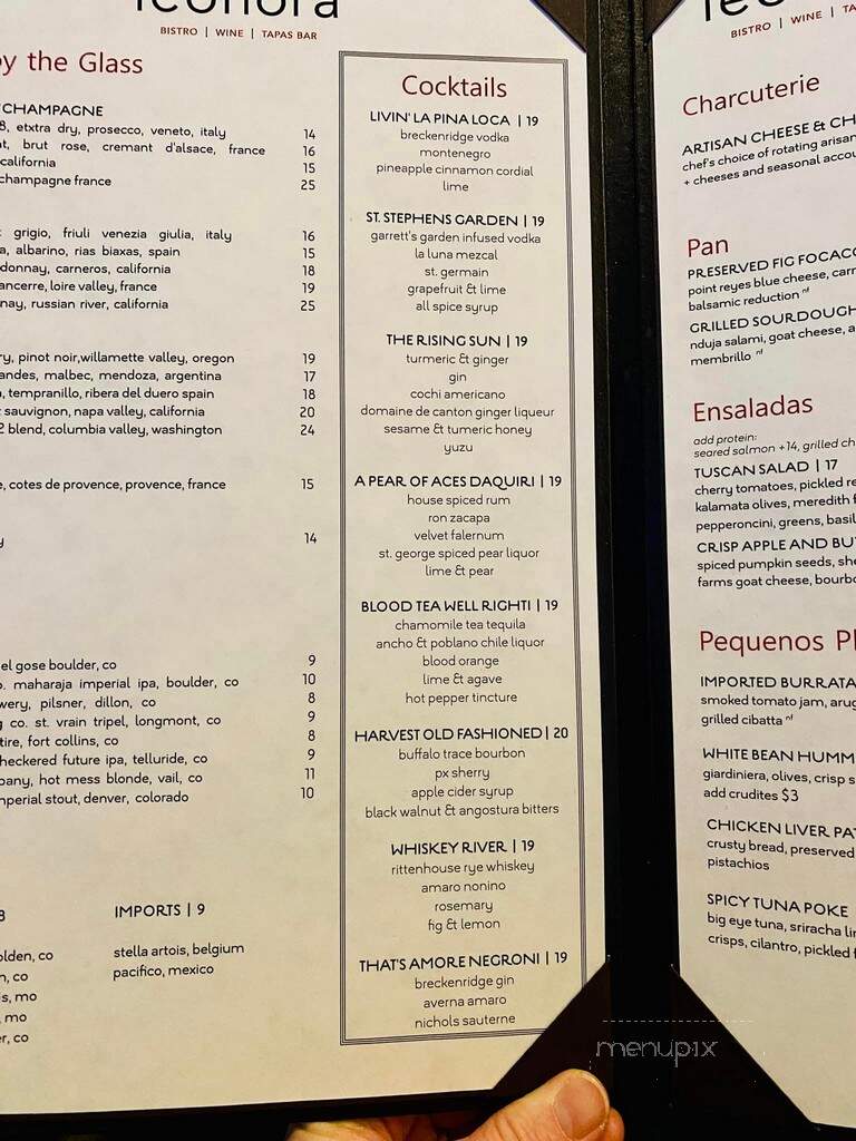 Leonora - Vail, CO menu_pic
