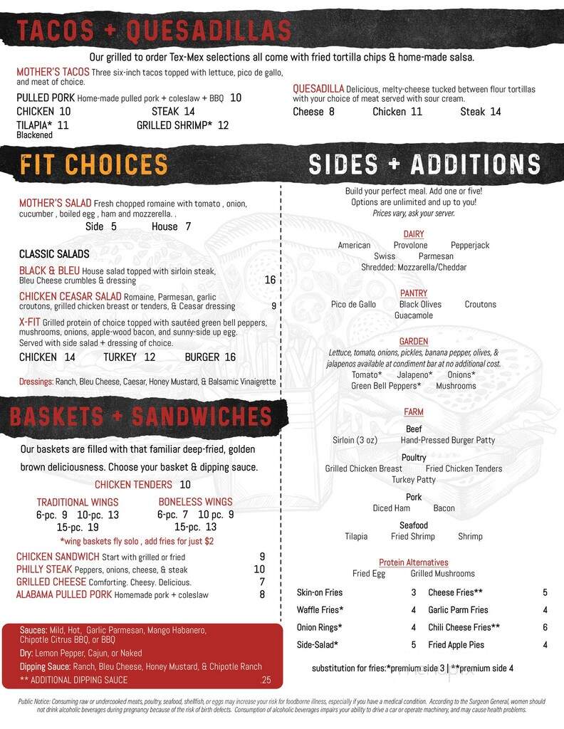 Mother Rucker's - Fort Rucker, AL menu_pic
