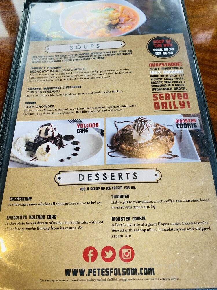 Pete's Restaurant and Brewhouse - Folsom, CA
