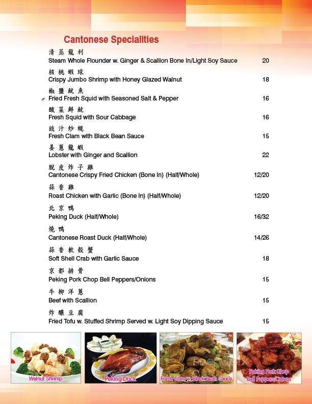 Rain Modern Chinese - Albany, NY menu_pic