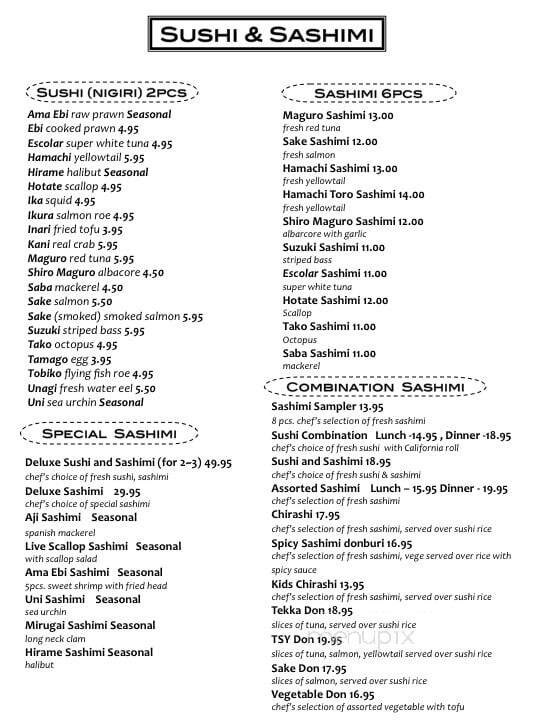 Sushi Plus - Redwood City, CA menu_pic
