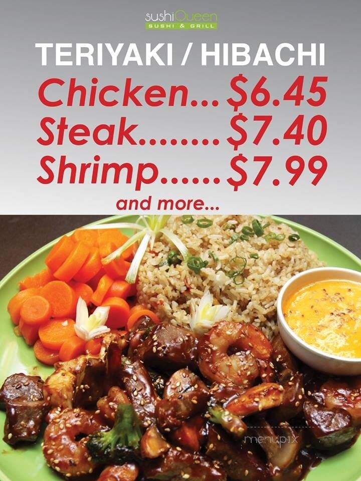 Sushi Queen Sushi & Grill - Concord, NC menu_pic