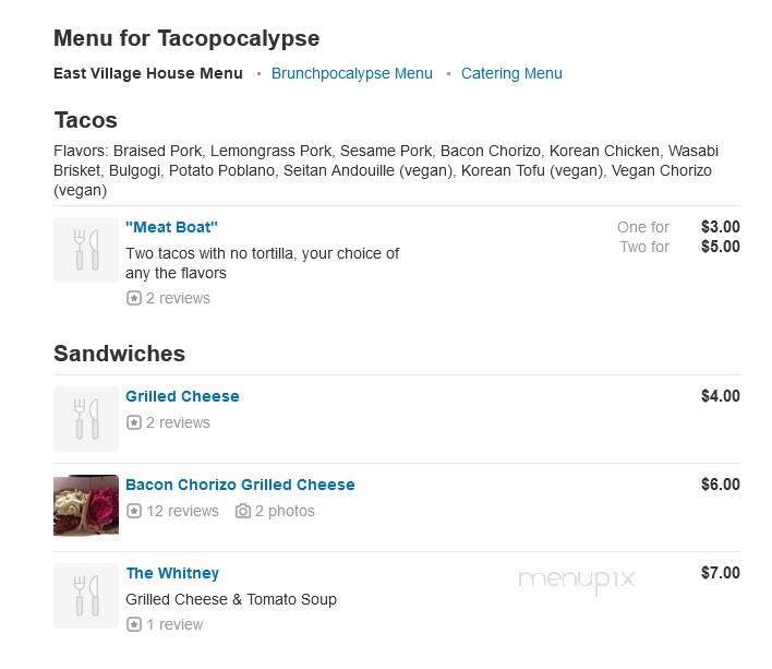 Tacopocalypse - Des Moines, IA menu_pic