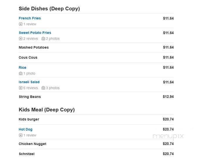 Tavlin - Tenafly, NJ menu_pic