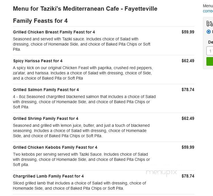 Taziki's Mediterranean Cafe - Fayetteville, AR
