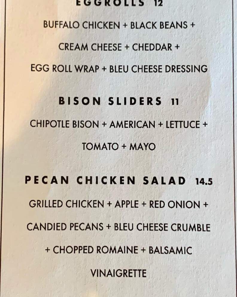 The Hidden Still Resturant and Moonshine Bar - Ellington, CT menu_pic