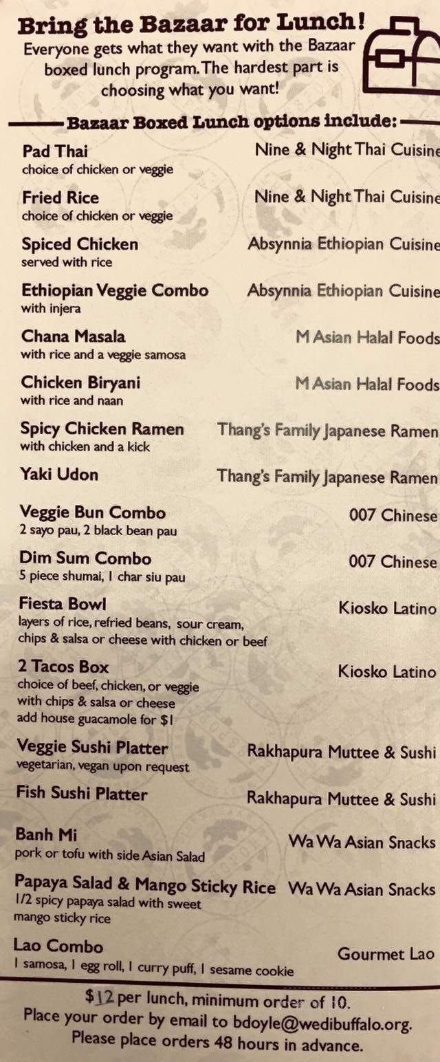 West Side Bazaar and International Kitchen - Buffalo, NY menu_pic