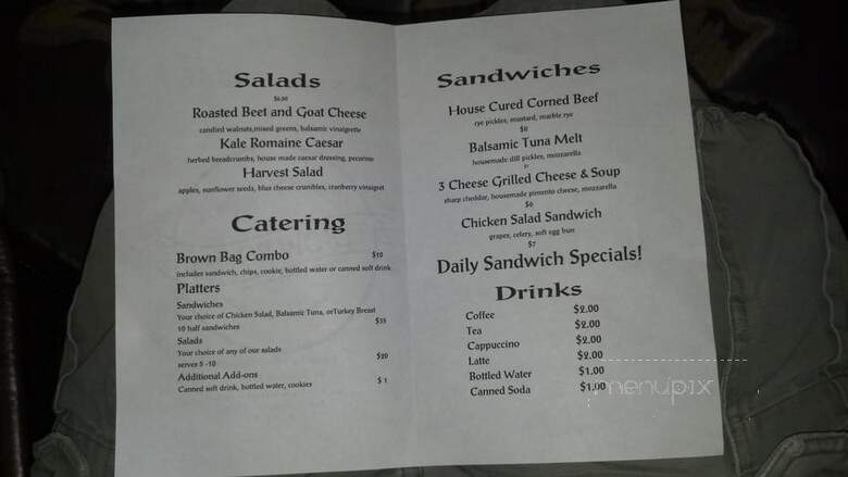 Thee Elbow Room - Montrose, CA menu_pic