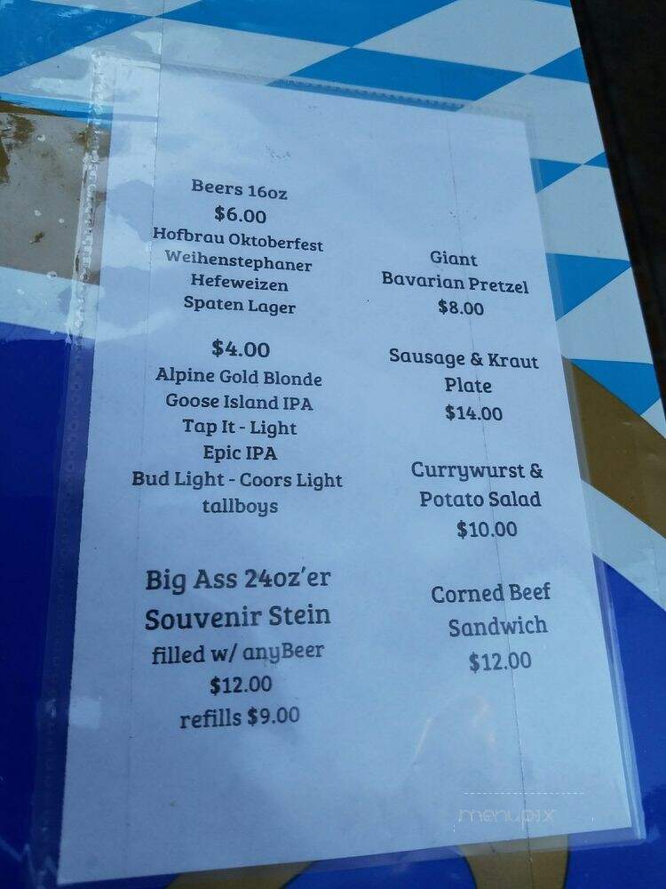 Thee Elbow Room - Montrose, CA menu_pic