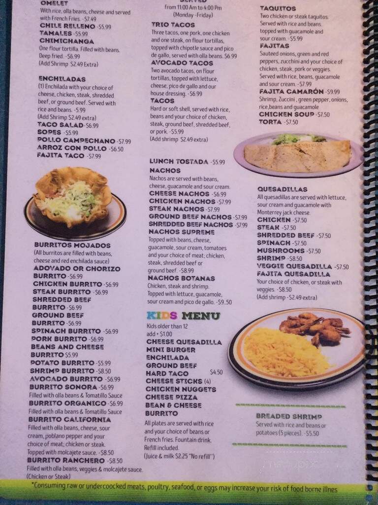 Botanas & Beer - Candler, NC menu_pic