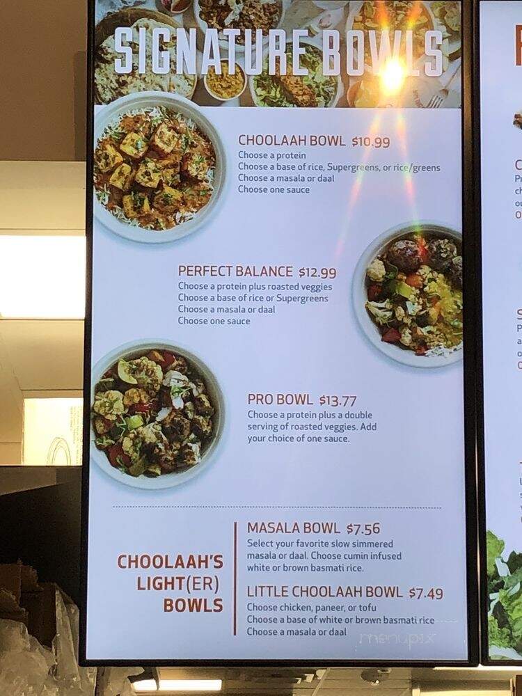 Choolaah Indian BBQ - Cleveland, OH menu_pic
