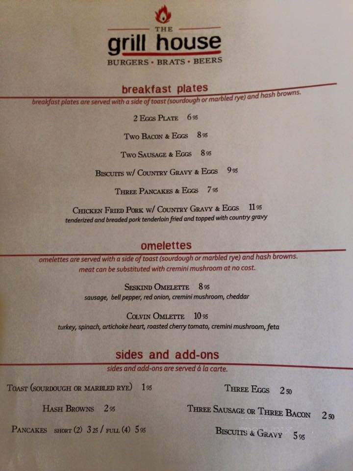 Wineman Grillhaus - San Luis Obispo, CA menu_pic