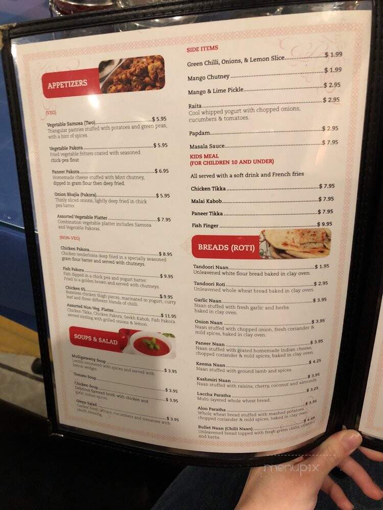 Star of India - Peachtree City, GA menu_pic