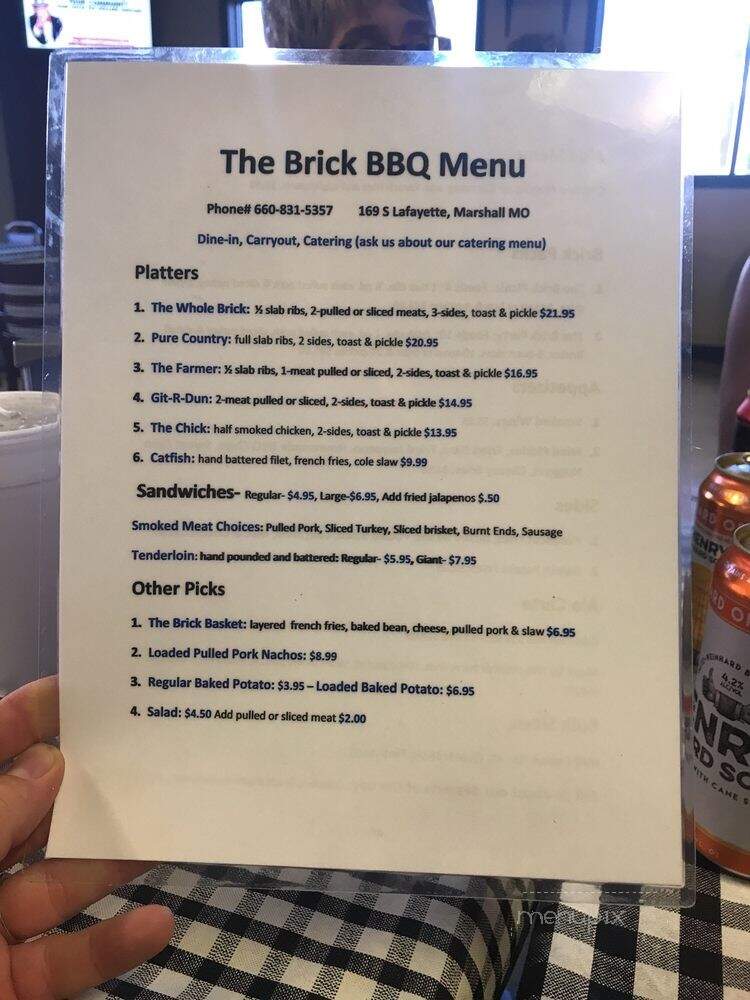 Brick BBQ - Marshall, MO